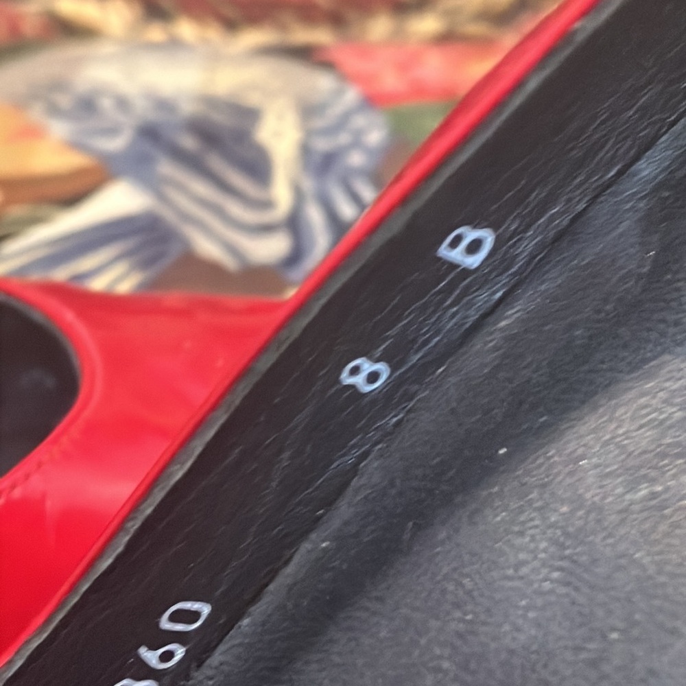 Stuart Weitzman Ruby Patent Red Heels Size 8 Incr… - image 3